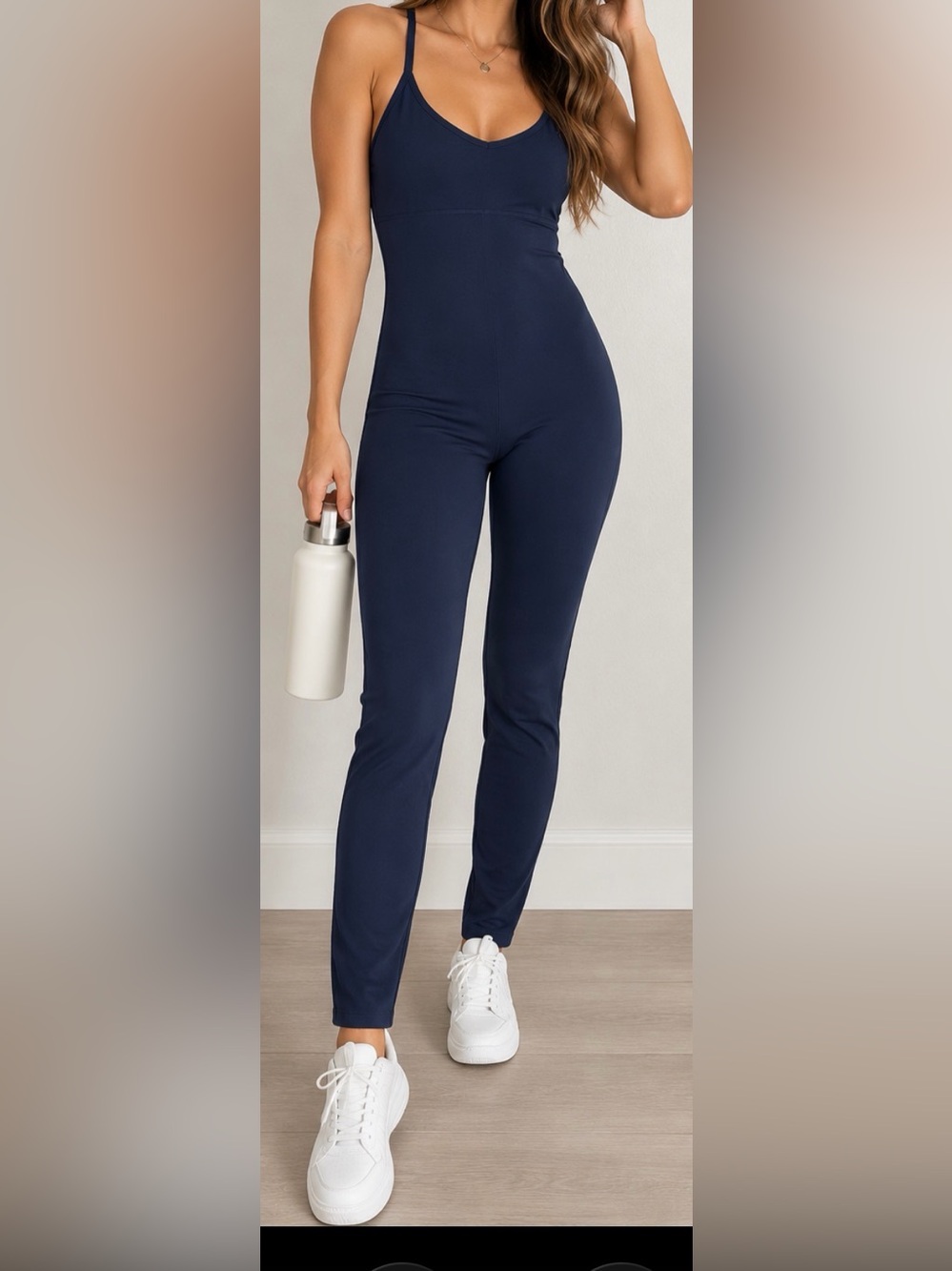 Pink Active Jumpsuit Womens Small Blue Workout Bodysuit Seamless One Piece